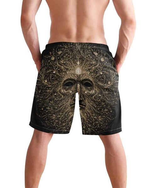 Board Shorts Forest Magic Character Old Tree Mens Swim Trunks Quick Dry Board Shorts Summer Beach Short with Pockets - CQ19E8...