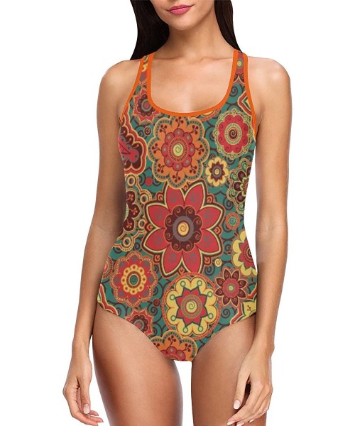 One-Pieces Unique Custom One Piece Swimsuit Swimwear Bathing Suit for Women Juniors (XS-3XL) - Multi 14 - CV18EMU9ML7