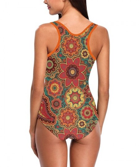 One-Pieces Unique Custom One Piece Swimsuit Swimwear Bathing Suit for Women Juniors (XS-3XL) - Multi 14 - CV18EMU9ML7