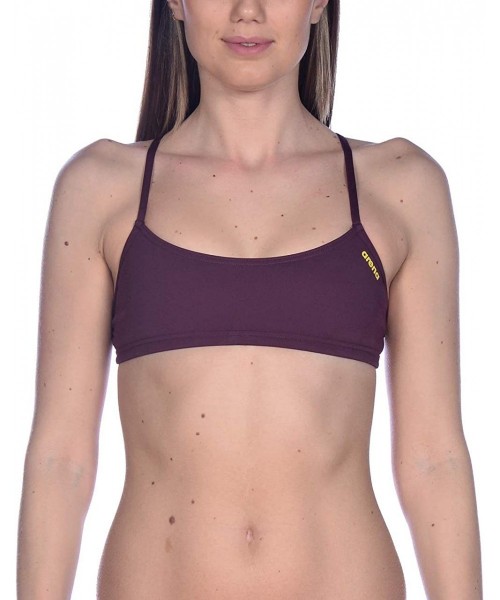 Tops Women's Rulebreaker Bandeau Play - Red Wine - CX18UQZG4WN