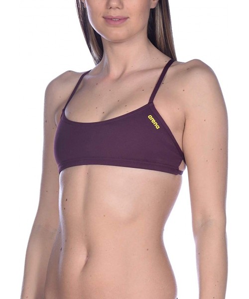 Tops Women's Rulebreaker Bandeau Play - Red Wine - CX18UQZG4WN