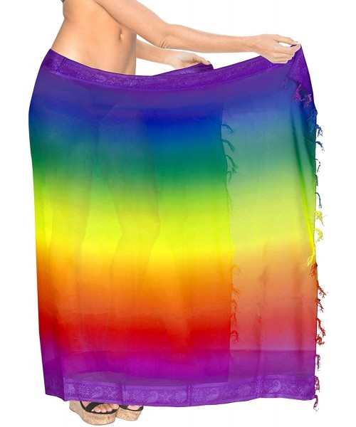 Cover-Ups Women's Plus Size Beach Sarong Cover Up Swimwear Wrap Pareo Full Long A - Multi_y632 - CP110GKMX5V