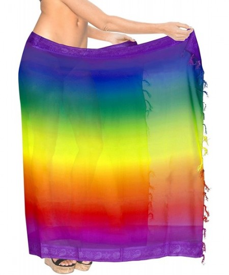 Cover-Ups Women's Plus Size Beach Sarong Cover Up Swimwear Wrap Pareo Full Long A - Multi_y632 - CP110GKMX5V