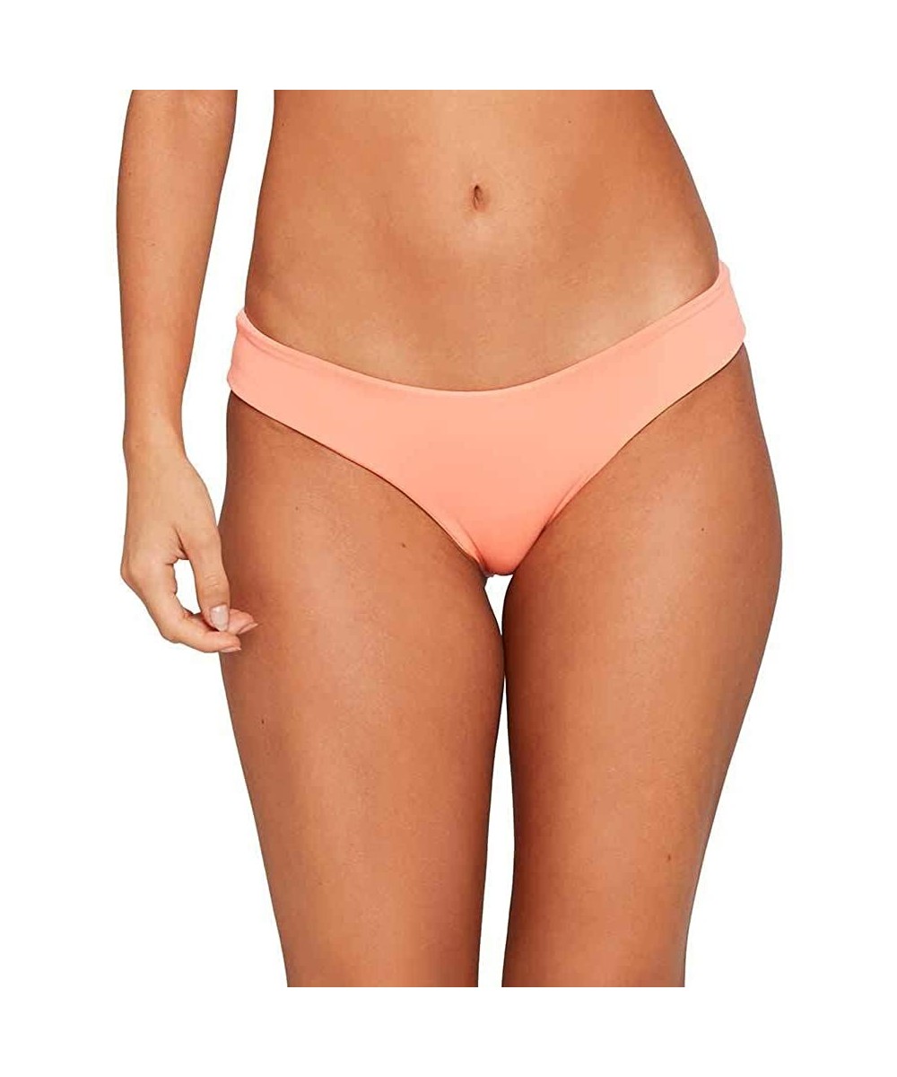 Bottoms Women's Sandy Bikini Bottoms - Coral Pink - CM18HOSGH0W