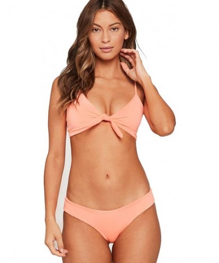 Bottoms Women's Sandy Bikini Bottoms - Coral Pink - CM18HOSGH0W