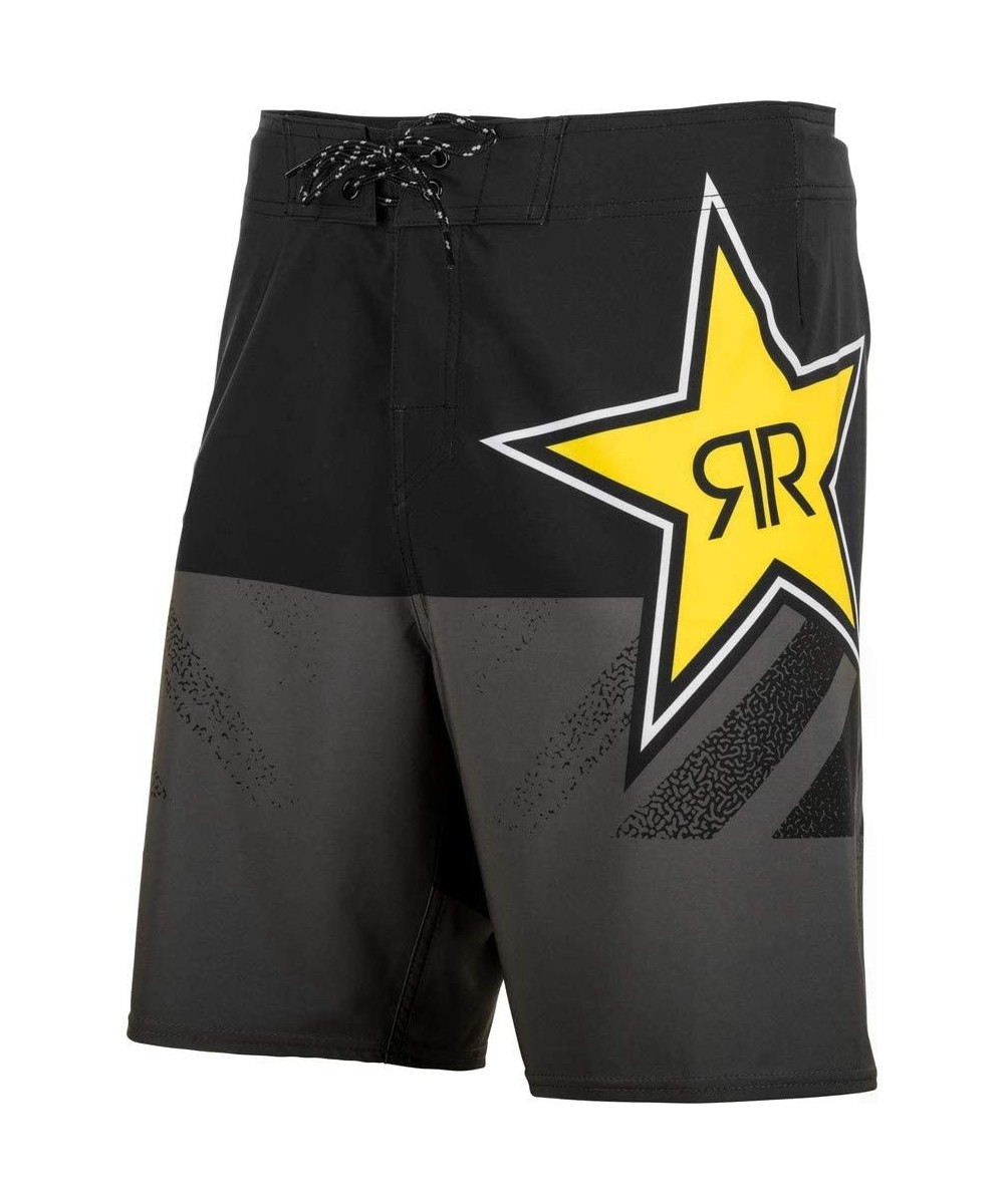 Board Shorts 2020 Rockstar Boardshorts (36) (Black) - Black Rockstar - C518ROZOGL3