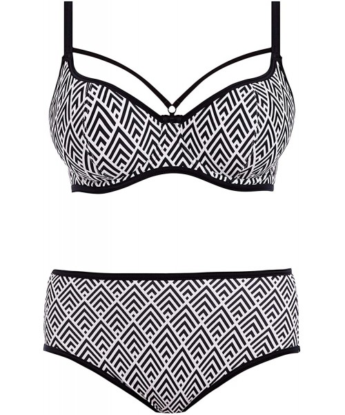 Tankinis Gatsby High-Waist Bikini Bottom - Monochrome - CB18L4DECMM