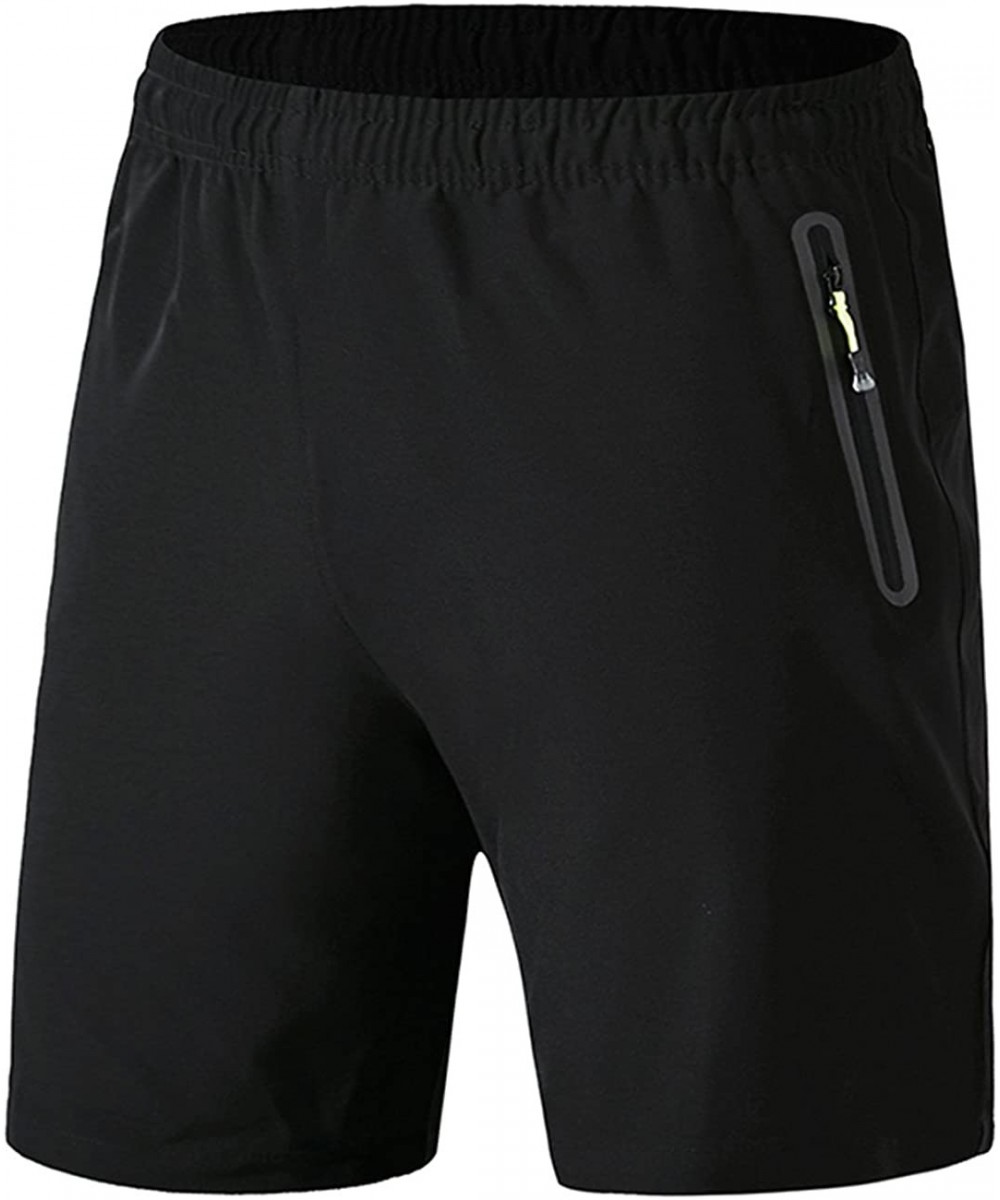 Trunks Mens Workout Quick Dry Shorts - Black - CD182AWNDHD