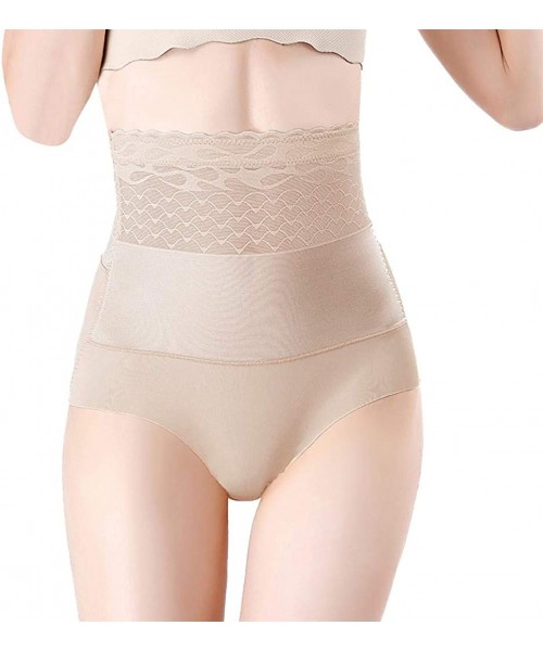 Board Shorts Women Body Shaper Briefs Butt Postpartum Underwear Female Body Shapewear Lifting butto - Beige - CJ194M7Z4MQ