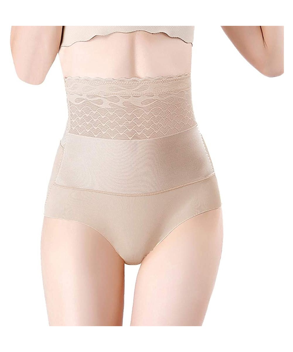 Board Shorts Women Body Shaper Briefs Butt Postpartum Underwear Female Body Shapewear Lifting butto - Beige - CJ194M7Z4MQ