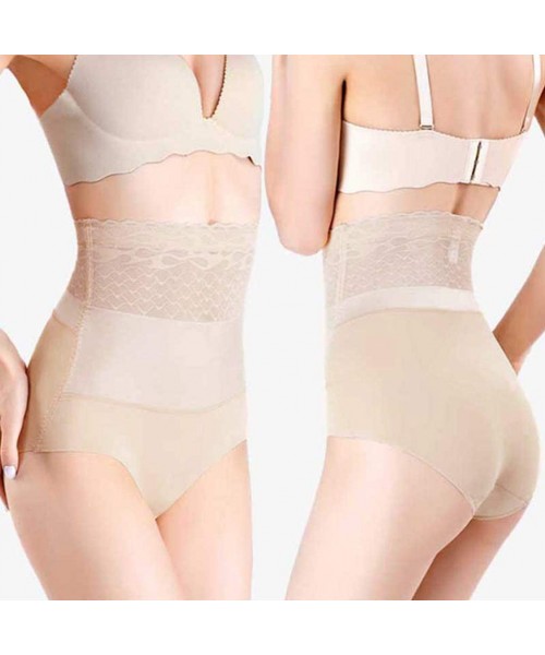 Board Shorts Women Body Shaper Briefs Butt Postpartum Underwear Female Body Shapewear Lifting butto - Beige - CJ194M7Z4MQ