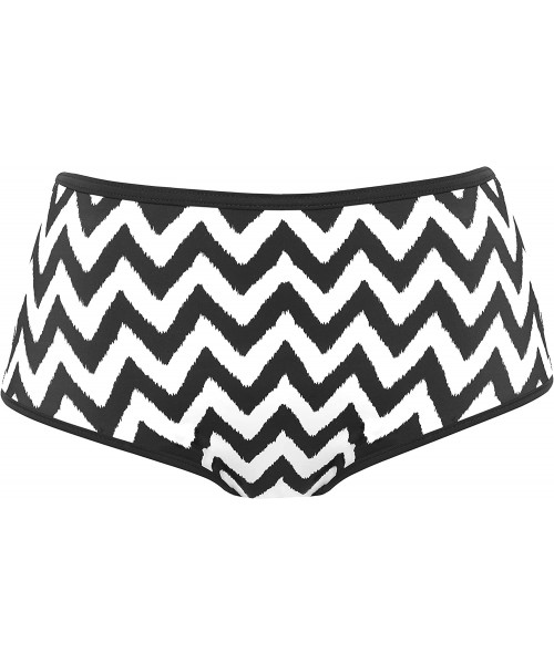 Tankinis Womens Making Waves High Waist Swim Brief - Black - CS1888KHHOH