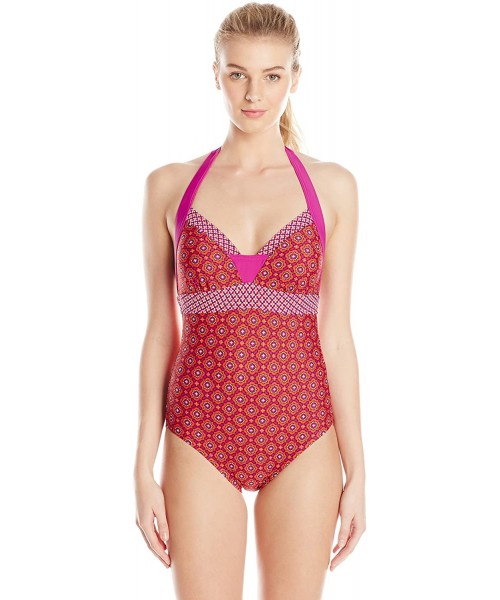 One-Pieces Women's Isla One Piece - Fuchsia Hyannis - CT11MBHQ803