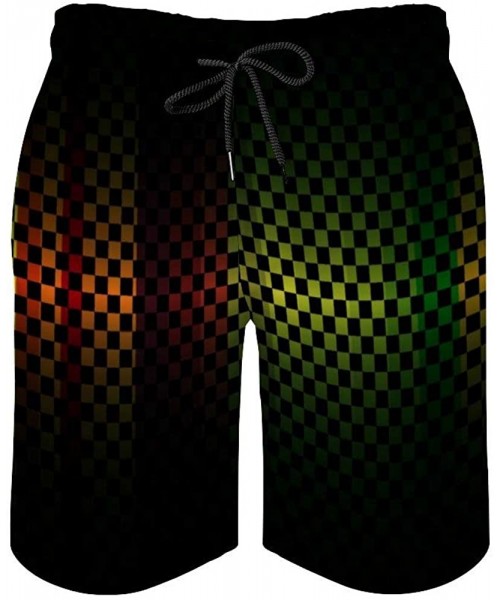 Board Shorts Men's Casual Shorts Beachwear Swim Board Shorts Breathable Surfing Beach Pants - Traditional Pattern Repeating G...