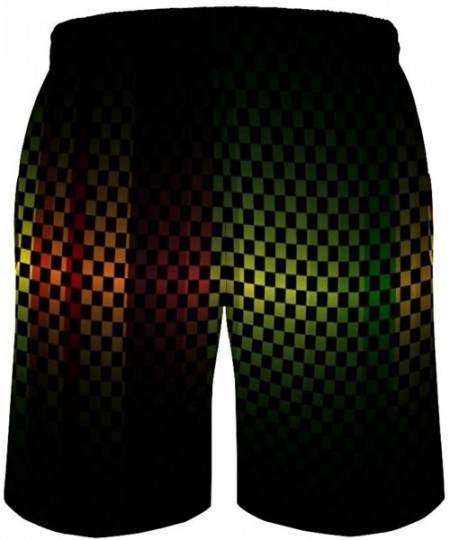 Board Shorts Men's Casual Shorts Beachwear Swim Board Shorts Breathable Surfing Beach Pants - Traditional Pattern Repeating G...