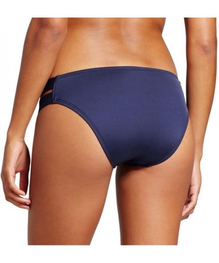 Bottoms Mossimo Women's Strappy Hipster Bikini Bottom - Navy - CH18OLYKS22