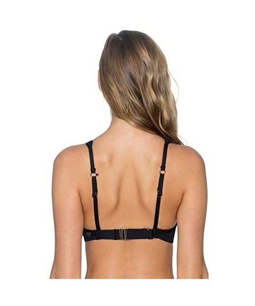 Tops Women's On Point Black Avalon Bikini Top 38/DD/Black - CZ17Z2O2GLG