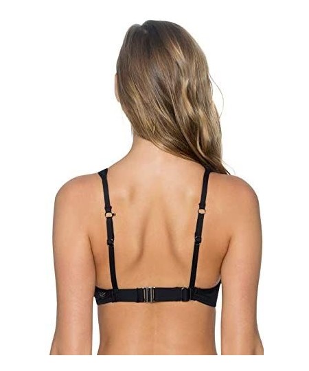 Tops Women's On Point Black Avalon Bikini Top 38/DD/Black - CZ17Z2O2GLG