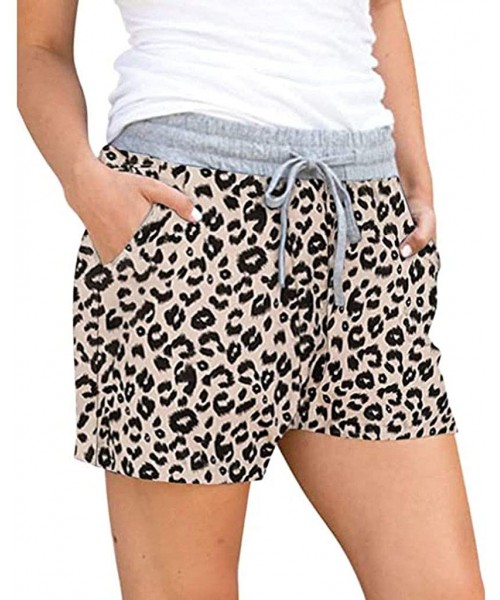 Board Shorts Ultra Soft Harem Shorts for Women - F Brown - C019C9CHY9T