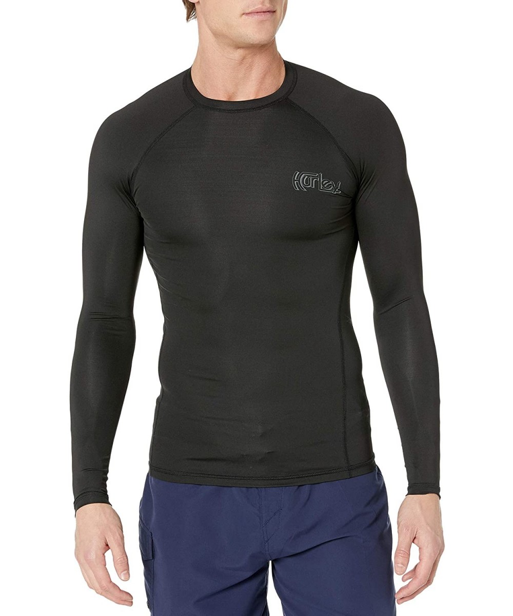 Rash Guards Men's Pro Light Og Long Sleeve Rashguard - Black - CJ18OK4X092