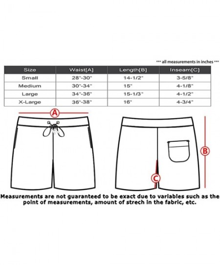 Trunks Mens Swim Trunks Quick Dry Elastic Waist Drawstring - Red Wine - CU18EC5I3ZX