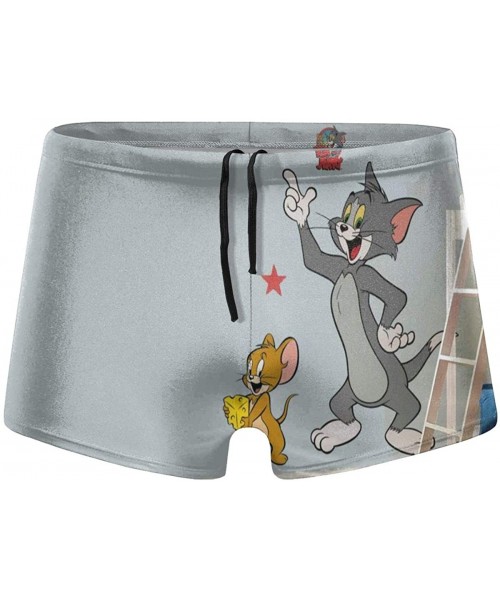 Briefs Tom and Jerry Cool Men's Boxer Swim Shorts for Men Teens Boys Sons Swim Pool Beach Gifts - Tom and Jerry Cool - CA1983...