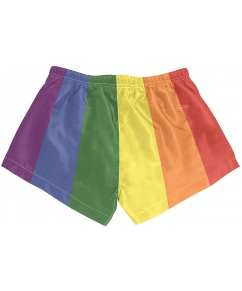 Board Shorts Womens Girls Summer Beachwear Transgender Pride Flag Swimsuits Beach Shorts - Lgbt Symbols - CE18M434TE2