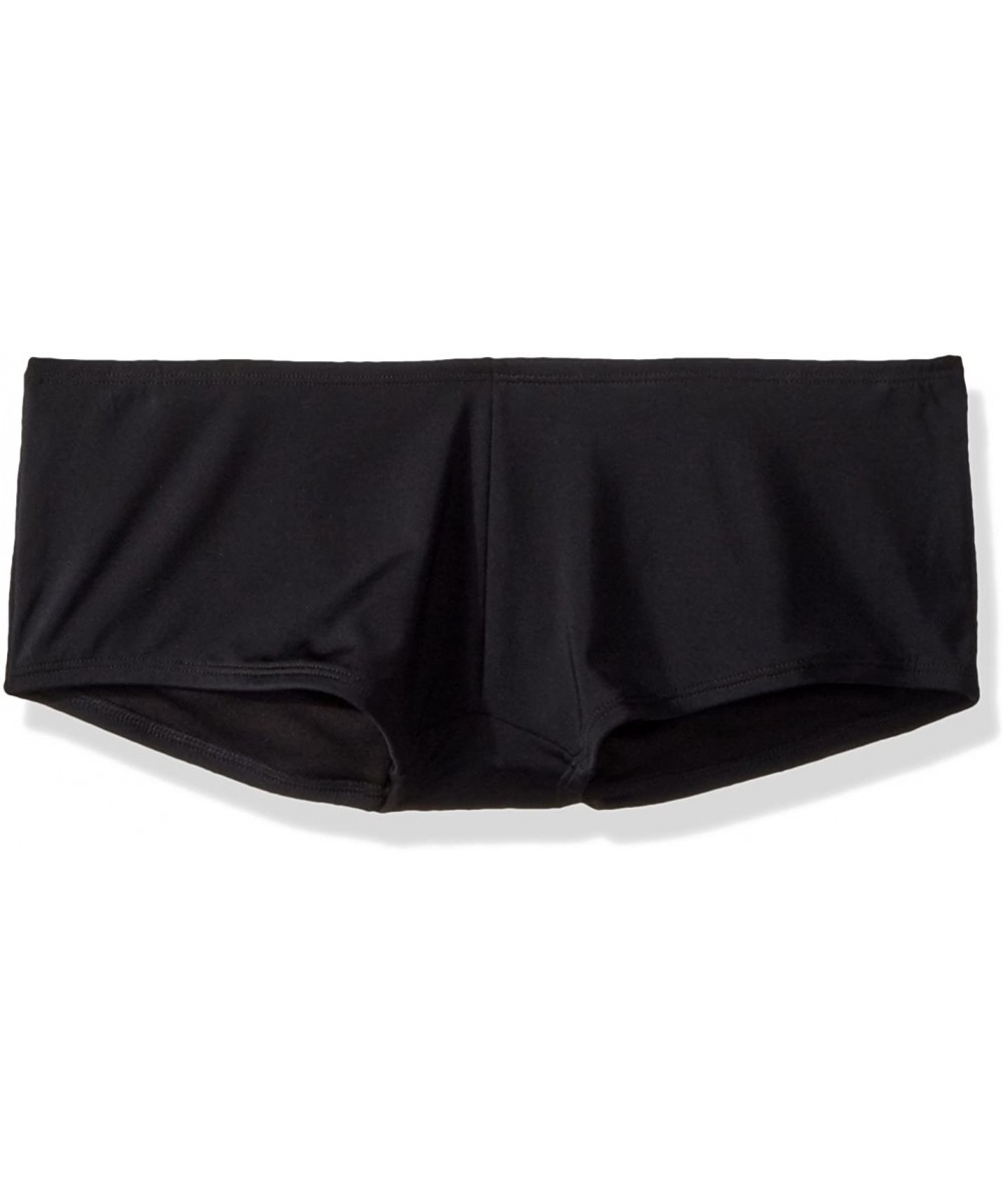 Racing Womens Black Boy Short Bottom - Black - C511UCANNFD