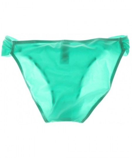 Bottoms Women's Side-Tab Hipster Bikini Bottoms - Seafoam - CX11YEQGGY7