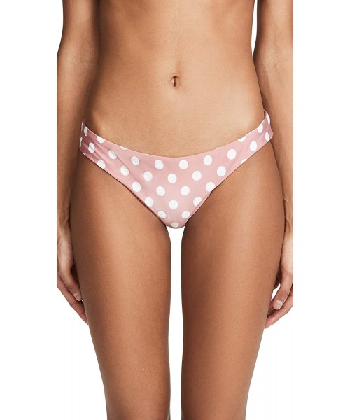 Tankinis Women's Basic Ruched Bikini Bottoms - Polka Dot - C918SEAKIZ5