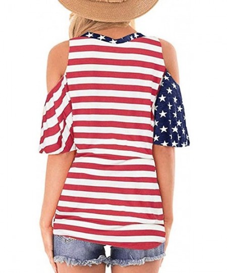 Racing 4th of July Tank Tops Shirts for Women American US Flag Graphic Patriotic Tank Tops Shirts - 4 - Red1 - C5190GEXEZ4