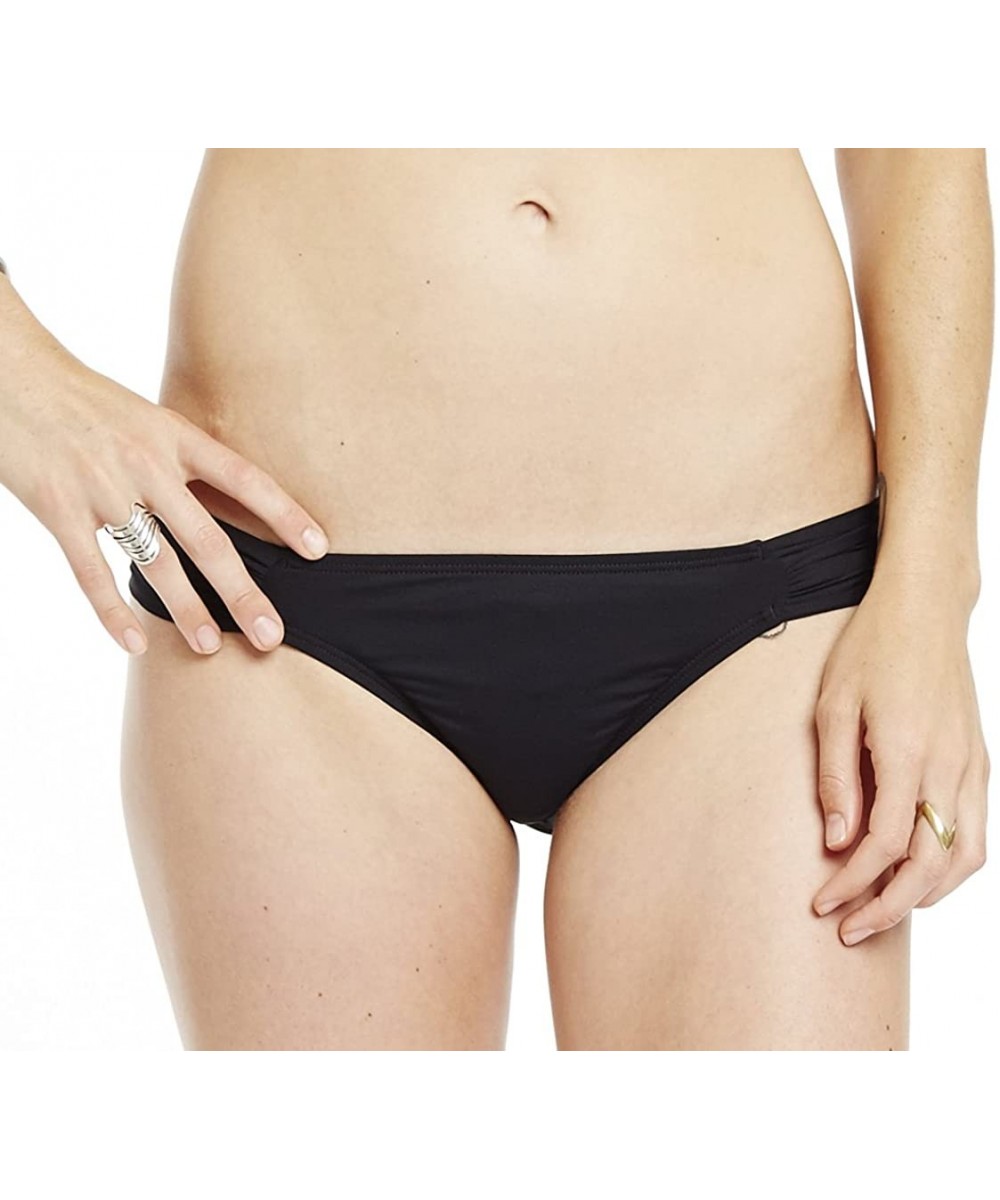 Tankinis Designs Women's Cardiff Bikini Bottom - Black - CI11MKPQ3A5