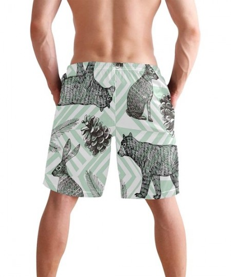 Board Shorts Watercolor Painting Retro Men's Swim Trunks Beach Shorts Boardshort 2030034 - 2030040 - C818UG8958D