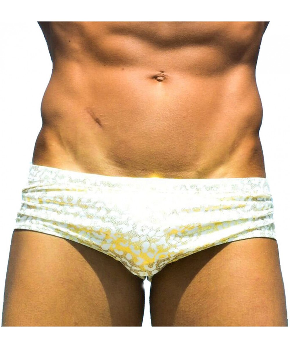 Briefs Sexy Men Swimwear Swimsuits Swim Briefs Bikini Surf Board Shorts Trunks - CD183K8MOHC