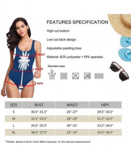 One-Pieces South Carolina State Flag Women's One Piece Swimsuits Low Back Bathing Suit Bikini Swimwear - CX196H6WLDO