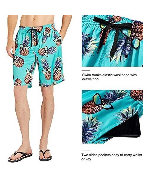 Board Shorts New Dads Beach Shorts Relaxed Fit Swimming Shorts Beach Half Pants - White - CD19E729MAX