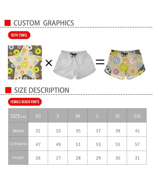 Board Shorts Women Plus Size Bottom Boardshort Pinapple Print Summer Beach Swimwear Swimsuit Shorts Briefs - Pinapple 5 - CW1...