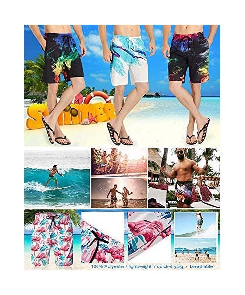 Board Shorts Teen Boys Beach Grateful-Dead Cute Bears Trippy Colorful Tie Dye Board Shorts - Grateful Dead C - C4190SXAUZC