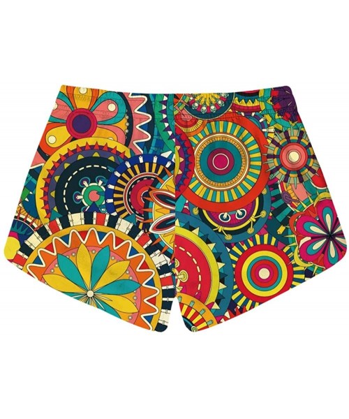 Board Shorts Clip Women's Quick Dry Board Shorts Beach Shorts-3-Lbp-6041 - Art Circle Design - CL19CQKYQQ6