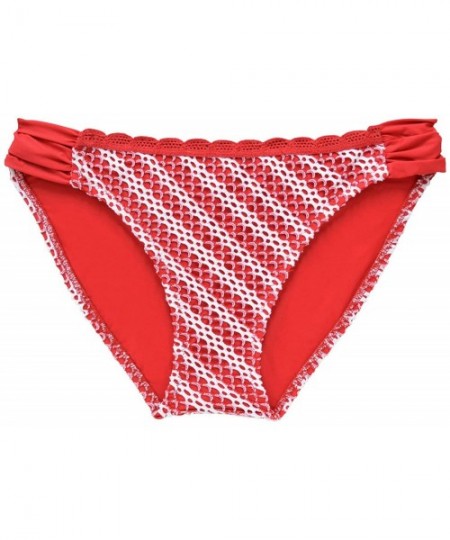 Bottoms Bikini Swimsuit Bottom American Fit Red White - CC12EJH1TPL