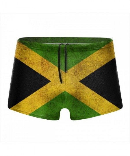 Briefs Men's Swimwear Briefs Swim Trunk Portuguese Flag Bikini Boxer Swimsuit - Jamaican Flag 21 - CT19CD9XUEQ