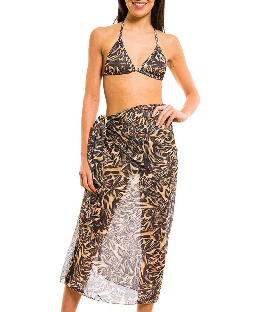 Cover-Ups Luanda Tan Through Beach Sarong - CS17YXK55DO