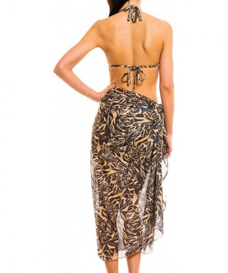 Cover-Ups Luanda Tan Through Beach Sarong - CS17YXK55DO