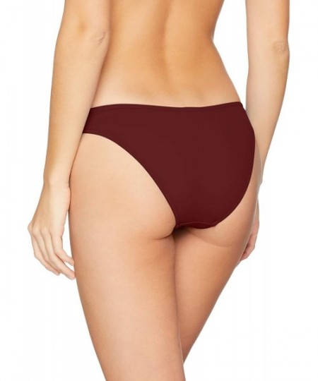 Tankinis Women's Active High Cut Pant Bikini Bottom Swimsuit - Active Plum - C118IQIA6AT