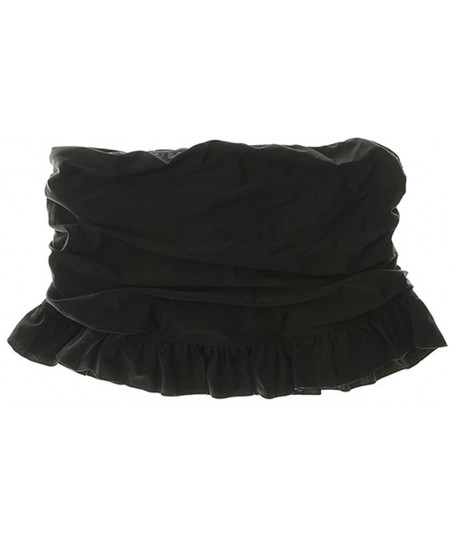 Tankinis Ruffled Skirtini Swim Skirt - Black - CY12KLMZQMP