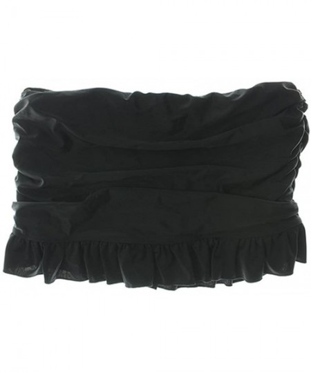 Tankinis Ruffled Skirtini Swim Skirt - Black - CY12KLMZQMP