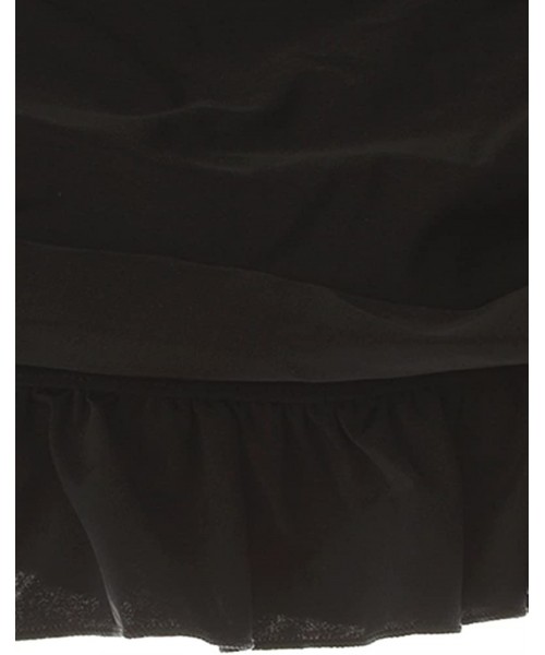 Tankinis Ruffled Skirtini Swim Skirt - Black - CY12KLMZQMP