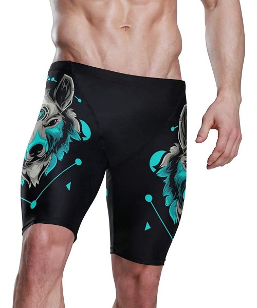 Racing Tiger Men's Jammer Swimsuit Athletic Durable XXXL 2010001 - 2010018 - C51934XI6KL