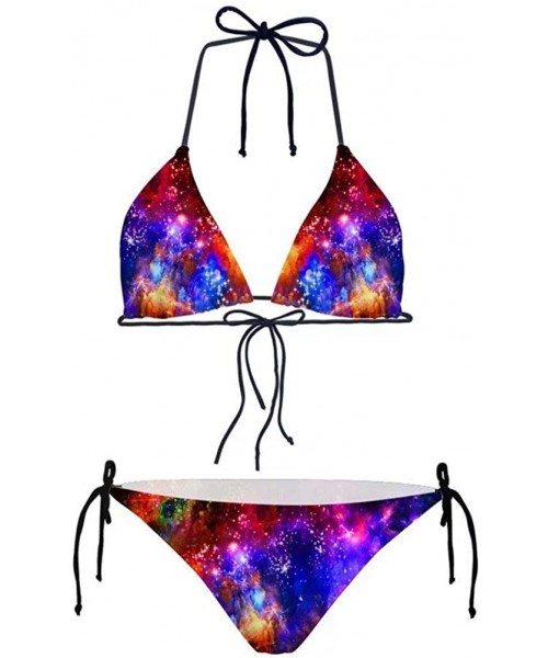 One-Pieces Sexy Swimsuits for Women High Cut One Piece Backless Swimwear Bathing Suit(2 Sizes Smaller Than Standard) Galaxy 8...