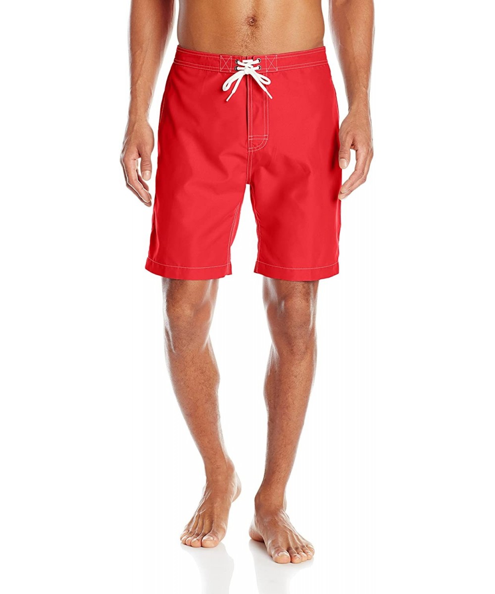 Trunks Men's Swami Boardshorts - Tomato - CO12D73PMRJ